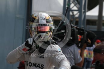 World © Octane Photographic Ltd. Mercedes AMG Petronas W07 Hybrid – Lewis Hamilton. Saturday 3rd September 2016, F1 Italian GP Qualifying, Monza, Italy. Digital Ref :1705LB1D8664