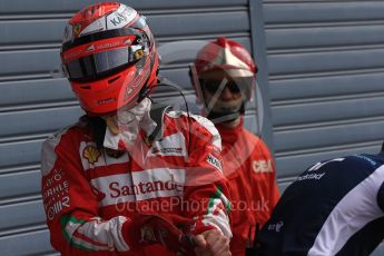 World © Octane Photographic Ltd. Scuderia Ferrari SF16-H – Kimi Raikkonen. Saturday 3rd September 2016, F1 Italian GP Qualifying, Monza, Italy. Digital Ref :1705LB1D8688