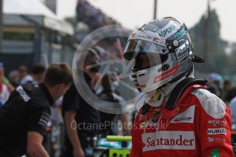 World © Octane Photographic Ltd. Scuderia Ferrari SF16-H – Sebastian Vettel. Saturday 3rd September 2016, F1 Italian GP Qualifying, Monza, Italy. Digital Ref :1705LB1D8703