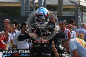 World © Octane Photographic Ltd. Red Bull Racing RB12 – Daniel Ricciardo. Saturday 3rd September 2016, F1 Italian GP Qualifying, Monza, Italy. Digital Ref :1705LB1D8708