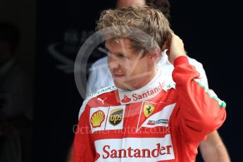 World © Octane Photographic Ltd. Scuderia Ferrari SF16-H – Sebastian Vettel. Saturday 3rd September 2016, F1 Italian GP Qualifying, Monza, Italy. Digital Ref :1705LB1D8751