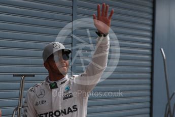 World © Octane Photographic Ltd. Mercedes AMG Petronas W07 Hybrid – Lewis Hamilton. Saturday 3rd September 2016, F1 Italian GP Qualifying, Monza, Italy. Digital Ref :1705LB1D8807