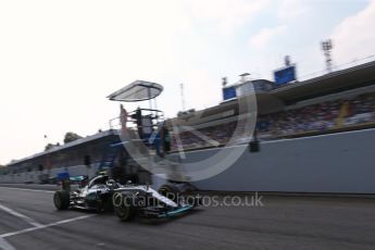 World © Octane Photographic Ltd. Mercedes AMG Petronas W07 Hybrid – Nico Rosberg. Saturday 3rd September 2016, F1 Italian GP Qualifying, Monza, Italy. Digital Ref :1705LB2D6497