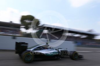 World © Octane Photographic Ltd. Mercedes AMG Petronas W07 Hybrid – Nico Rosberg. Saturday 3rd September 2016, F1 Italian GP Qualifying, Monza, Italy. Digital Ref :1705LB2D6500