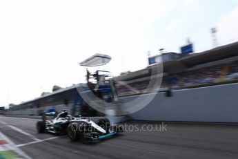 World © Octane Photographic Ltd. Mercedes AMG Petronas W07 Hybrid – Lewis Hamilton. Saturday 3rd September 2016, F1 Italian GP Qualifying, Monza, Italy. Digital Ref :1705LB2D6505