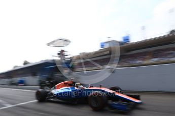 World © Octane Photographic Ltd. Manor Racing MRT05 - Pascal Wehrlein. Saturday 3rd September 2016, F1 Italian GP Qualifying, Monza, Italy. Digital Ref :1705LB2D6520