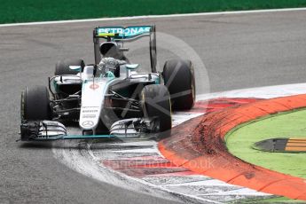 World © Octane Photographic Ltd. Mercedes AMG Petronas W07 Hybrid – Nico Rosberg. Sunday 4th September 2016, F1 Italian GP Race, Monza, Italy. Digital Ref :1710LB1D0321