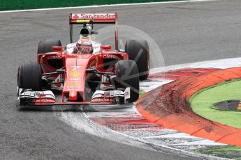 World © Octane Photographic Ltd. Scuderia Ferrari SF16-H – Kimi Raikkonen. Sunday 4th September 2016, F1 Italian GP Race, Monza, Italy. Digital Ref :1710LB1D0469
