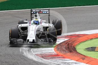 World © Octane Photographic Ltd. Williams Martini Racing, Williams Mercedes FW38 – Felipe Massa. Sunday 4th September 2016, F1 Italian GP Race, Monza, Italy. Digital Ref :1710LB1D0501