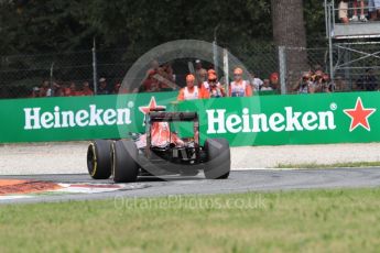 World © Octane Photographic Ltd. Scuderia Toro Rosso STR11 – Carlos Sainz. Sunday 4th September 2016, F1 Italian GP Race, Monza, Italy. Digital Ref :1710LB1D0687