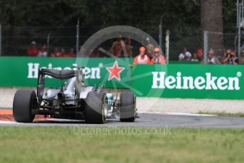 World © Octane Photographic Ltd. Mercedes AMG Petronas W07 Hybrid – Nico Rosberg. Sunday 4th September 2016, F1 Italian GP Race, Monza, Italy. Digital Ref :1710LB1D0696