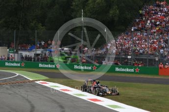 World © Octane Photographic Ltd. Scuderia Toro Rosso STR11 – Carlos Sainz. Sunday 4th September 2016, F1 Italian GP Race, Monza, Italy. Digital Ref :1710LB2D7053