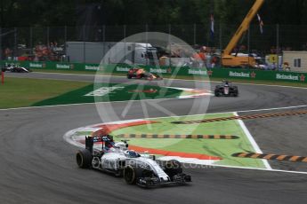 World © Octane Photographic Ltd. Williams Martini Racing, Williams Mercedes FW38 – Felipe Massa. Sunday 4th September 2016, F1 Italian GP Race, Monza, Italy. Digital Ref :1710LB2D7132