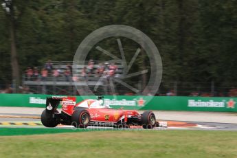 World © Octane Photographic Ltd. Scuderia Ferrari SF16-H – Sebastian Vettel. Sunday 4th September 2016, F1 Italian GP Race, Monza, Italy. Digital Ref :1710LB2D7283