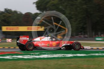 World © Octane Photographic Ltd. Scuderia Ferrari SF16-H – Kimi Raikkonen. Sunday 4th September 2016, F1 Italian GP Race, Monza, Italy. Digital Ref :1710LB2D7286
