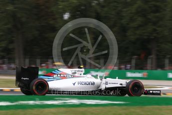World © Octane Photographic Ltd. Williams Martini Racing, Williams Mercedes FW38 – Valtteri Bottas. Sunday 4th September 2016, F1 Italian GP Race, Monza, Italy. Digital Ref :1710LB2D7300