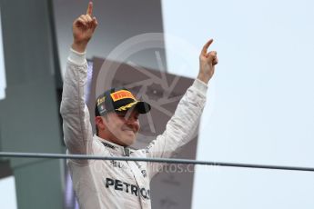 World © Octane Photographic Ltd. Mercedes AMG Petronas – Nico Rosberg (1st). Sunday 4th September 2016, F1 Italian GP Podium, Monza, Italy. Digital Ref :1711LB1D0874