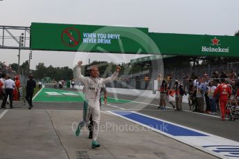 World © Octane Photographic Ltd. Mercedes AMG Petronas – Nico Rosberg. Sunday 4th September 2016, F1 Italian GP Parc Ferme, Monza, Italy. Digital Ref :1711LB2D7415