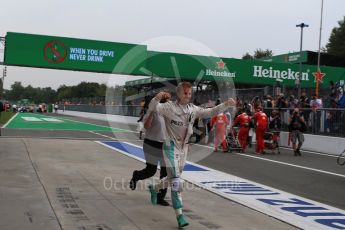 World © Octane Photographic Ltd. Mercedes AMG Petronas – Nico Rosberg. Sunday 4th September 2016, F1 Italian GP Parc Ferme, Monza, Italy. Digital Ref :1711LB2D7423