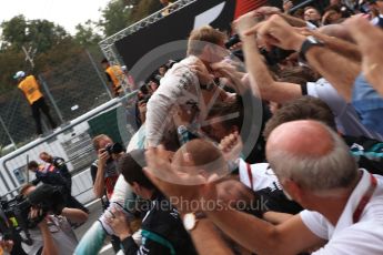 World © Octane Photographic Ltd. Mercedes AMG Petronas – Nico Rosberg. Sunday 4th September 2016, F1 Italian GP Parc Ferme, Monza, Italy. Digital Ref :1711LB2D7435