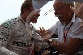 World © Octane Photographic Ltd. Mercedes AMG Petronas – Nico Rosberg. Sunday 4th September 2016, F1 Italian GP Parc Ferme, Monza, Italy. Digital Ref :1711LB2D7524