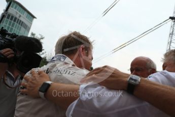 World © Octane Photographic Ltd. Mercedes AMG Petronas – Nico Rosberg. Sunday 4th September 2016, F1 Italian GP Parc Ferme, Monza, Italy. Digital Ref :1711LB2D7534