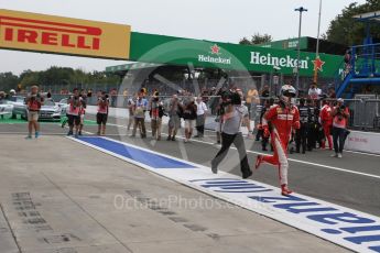World © Octane Photographic Ltd. Scuderia Ferrari – Sebastian Vettel. Sunday 4th September 2016, F1 Italian GP Parc Ferme, Monza, Italy. Digital Ref :1711LB2D7558