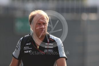 World © Octane Photographic Ltd. Sahara Force India Deputy Team Principal - Bob Fernley. Saturday 3rd September 2016, F1 Italian GP Paddock, Monza, Italy. Digital Ref :1696LB1D7126