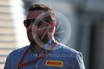 World © Octane Photographic Ltd. Pirelli Head of Motorsport – Paul Hembery. Saturday 3rd September 2016, F1 Italian GP Paddock, Monza, Italy. Digital Ref :1696LB1D7163