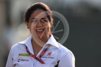 World © Octane Photographic Ltd. Sauber F1 Team Team Principal – Monisha Kaltenborn. Saturday 3rd September 2016, F1 Italian GP Paddock, Monza, Italy. Digital Ref :1696LB1D7174