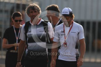 World © Octane Photographic Ltd. McLaren Honda MP4-31 – Fernando Alonso. Saturday 3rd September 2016, F1 Italian GP Paddock, Monza, Italy. Digital Ref :1696LB1D7189