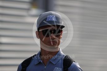 World © Octane Photographic Ltd. Manor Racing MRT05 - Pascal Wehrlein. Saturday 3rd September 2016, F1 Italian GP Paddock, Monza, Italy. Digital Ref :1696LB1D7303