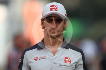 World © Octane Photographic Ltd. Haas F1 Team VF-16 - Esteban Gutierrez. Sunday 4th September 2016, F1 Italian GP Paddock, Monza, Italy. Digital Ref :1708LB1D9439