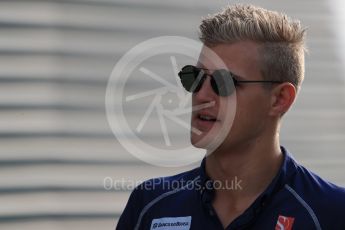 World © Octane Photographic Ltd. Sauber F1 Team C35 – Marcus Ericsson. Sunday 4th September 2016, F1 Italian GP Paddock, Monza, Italy. Digital Ref :1708LB1D9485