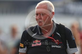 World © Octane Photographic Ltd. Scuderia Toro Rosso - John Booth. Sunday 4th September 2016, F1 Italian GP Paddock, Monza, Italy. Digital Ref :1708LB1D9562