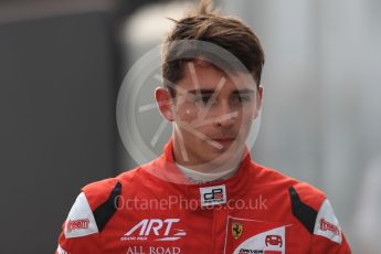 World © Octane Photographic Ltd. Scuderia Ferrari reserve driver – Charles Leclerc. Sunday 4th September 2016, F1 Italian GP Paddock, Monza, Italy. Digital Ref :1708LB1D9589