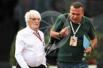 World © Octane Photographic Ltd. Bernie Ecclestone. Sunday 4th September 2016, F1 Italian GP Paddock, Monza, Italy. Digital Ref :1708LB1D9600