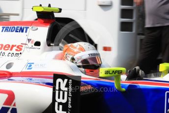 World © Octane Photographic Ltd. Trident - GP2/11 – Luca Ghiotto. Friday 2nd September 2016, GP2 Practice, Monza, Italy. Digital Ref : 1698LB1D5944