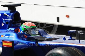 World © Octane Photographic Ltd. Carlin - GP2/11 – Sergio Canamasas. Friday 2nd September 2016, GP2 Practice, Monza, Italy. Digital Ref : 1698LB1D6010