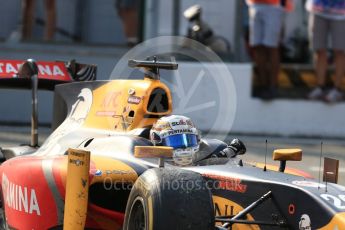 World © Octane Photographic Ltd. Prema Racing - GP2/11 – Antonia Giovinazzi. Saturday 3rd September 2016, GP2 Race 1 Parc Ferme, Monza, Italy. Digital Ref :1700LB2D6646