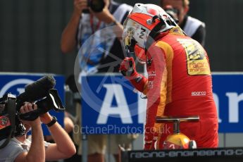 World © Octane Photographic Ltd. Racing Engineering - GP2/11 – Norman Nato. Sunday 4th September 2016, GP2 Race 1 Parc Ferme, Monza, Italy. Digital Ref :1707LB1D9887