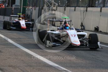 World © Octane Photographic Ltd. Koiranen GP - GP3/16 – Ralph Boschung and Trident – GP3/16 – Artur Janosz. Friday 2nd September 2016, GP3 Practice, Spa-Francorchamps, Belgium. Digital Ref : 1702LB1D6885