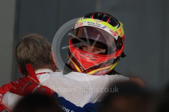 World © Octane Photographic Ltd. DAMS - GP3/16 – Jake Hughes. Saturday 3rd September 2016, GP3 Race 1 Parc Ferme, Spa-Francorchamps, Belgium. Digital Ref :1706LB1D9166