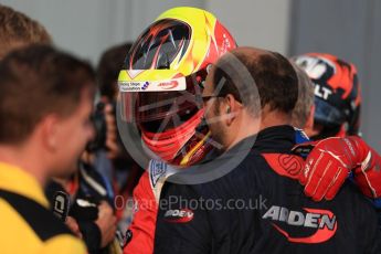 World © Octane Photographic Ltd. Arden International – GP3/16 – Jake Dennis. Saturday 3rd September 2016, GP3 Race 1 Parc Ferme, Spa-Francorchamps, Belgium. Digital Ref :1706LB1D9179