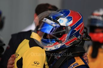 World © Octane Photographic Ltd. Arden International – GP3/16 – Jake Dennis. Saturday 3rd September 2016, GP3 Race 1 Parc Ferme, Spa-Francorchamps, Belgium. Digital Ref :1706LB1D9191