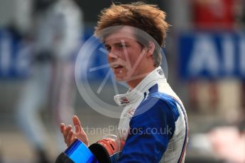 World © Octane Photographic Ltd. Koiranen GP - GP3/16 – Ralph Boschung. Sunday 4th September 2016, GP3 Race 2 Parc Ferme, Spa-Francorchamps, Belgium. Digital Ref :1703LB1D9643