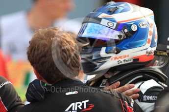 World © Octane Photographic Ltd. ART Grand Prix – GP3/16 – Nyck de Vries Sunday 4th September 2016, GP3 Race 2 Parc Ferme, Spa-Francorchamps, Belgium. Digital Ref :1703LB1D9677