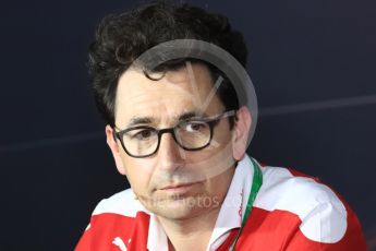 World © Octane Photographic Ltd. F1 Italian GP FIA Personnel Press Conference, Monza, Italy. Friday 2nd September 2016. Mattia Binotto – Chief Technical Officer Scuderia Ferrari. Digital Ref : 1701LB1D6559