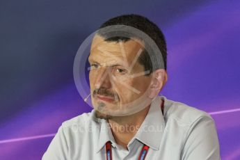 World © Octane Photographic Ltd. F1 Italian GP FIA Personnel Press Conference, Monza, Italy. Friday 2nd September 2016. Guenther Steiner - Team Principal Haas F1 Team. Digital Ref : 1701LB1D6594