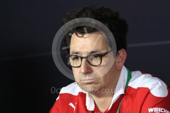World © Octane Photographic Ltd. F1 Italian GP FIA Personnel Press Conference, Monza, Italy. Friday 2nd September 2016. Mattia Binotto – Chief Technical Officer Scuderia Ferrari. Digital Ref : 1701LB1D6608